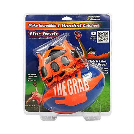SWERVE SPORTS The Grab Sports Glove and Football 2 pk THEGRAB2GL